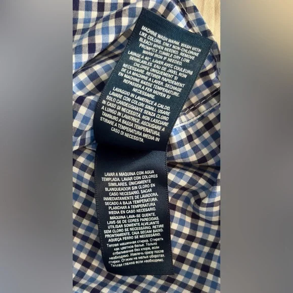 Polo Ralph Lauren Toddler Boy’s Navy Long Sleeve Button Down 4T - Picture 7 of 8